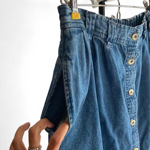 Original TY wear denim midi skirt size 8P - Picture 6 of 6